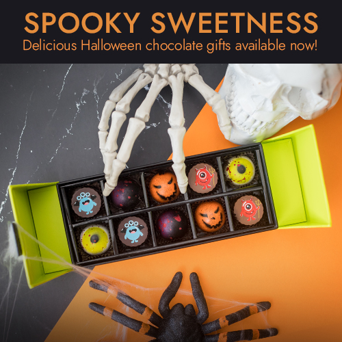 Box of halloween chocolates